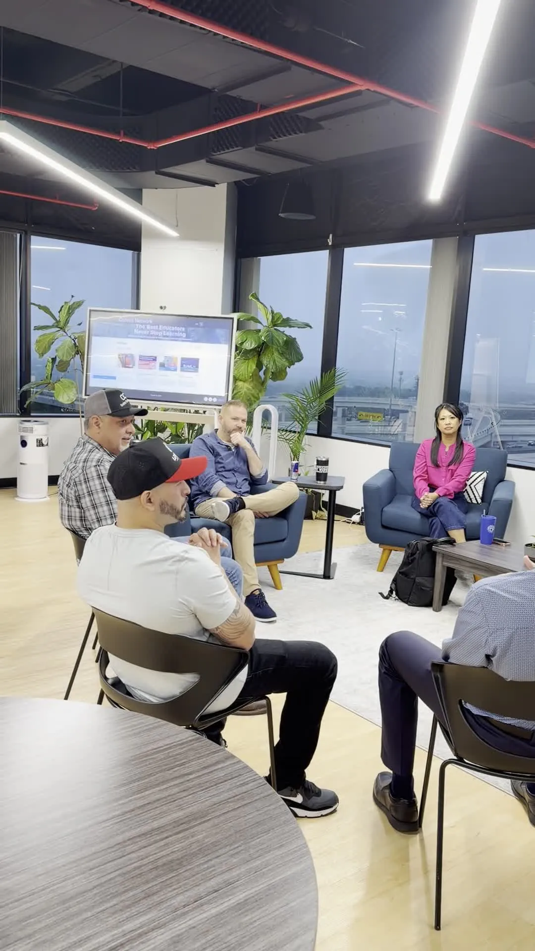 Growth Quarter members in a recorded session
